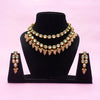 Two Layer Kundan Set with Meenakari Work
