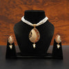 White Beads Pendant Set