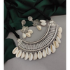 Oxidized Sea Shell Choker Set