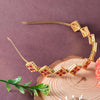 Meraki Multi Color Stone Matha Patti Hairband