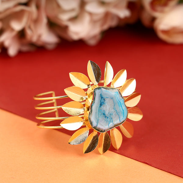 Sun Design Brass Bracelet