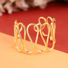 Crossing Paths Gold Bracelet