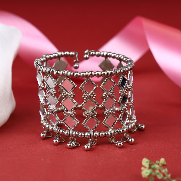 Oxidized Mirror Bracelet
