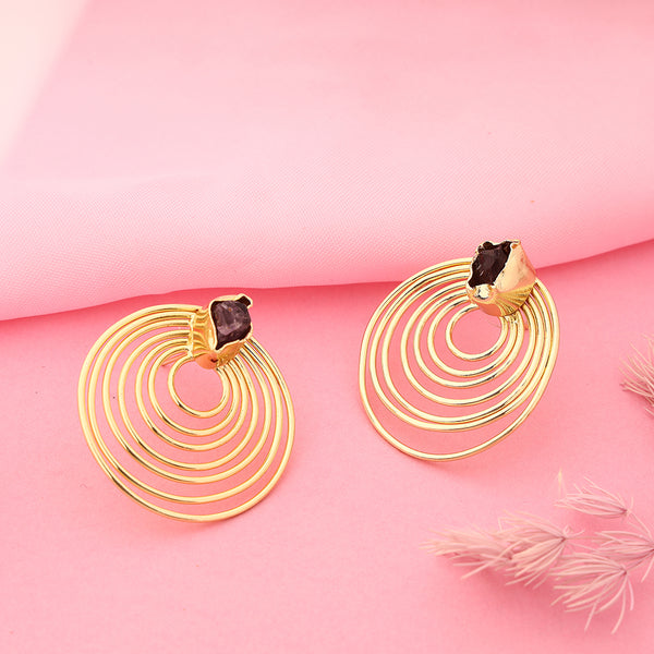 Round Shape Spiral Earring