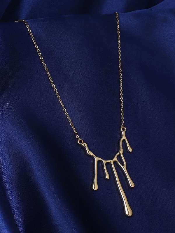 Gold Drip Pendant Chain