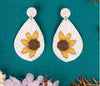 Sunflower Handmade Beaded Earring