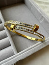 Anti-Tarnish Cartier Nail Diamond Bracelet