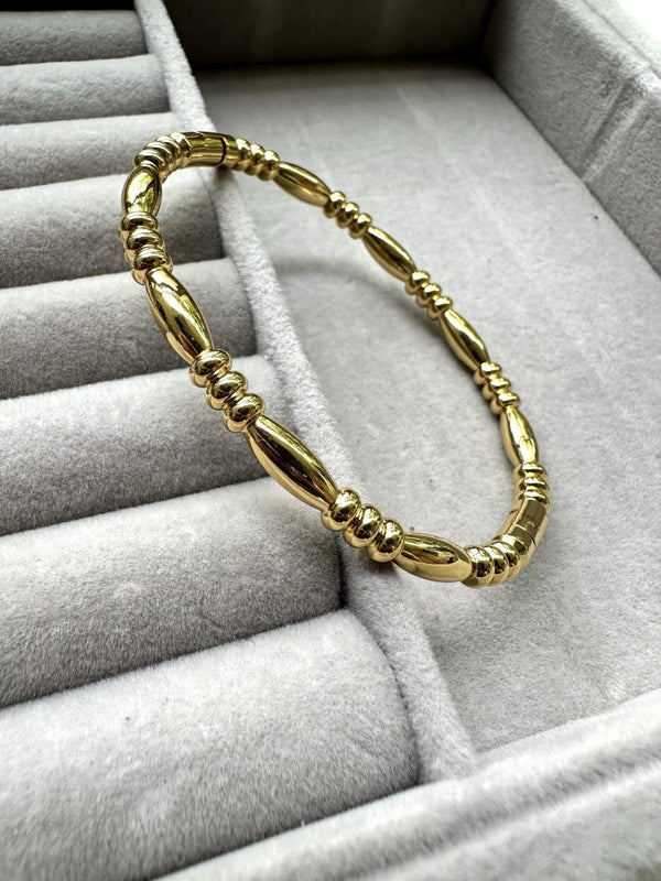 Anti-Tarnish Bangle Design Openable Bracelet