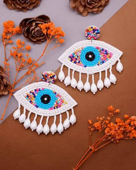 Evil Eye Quirky Earrings