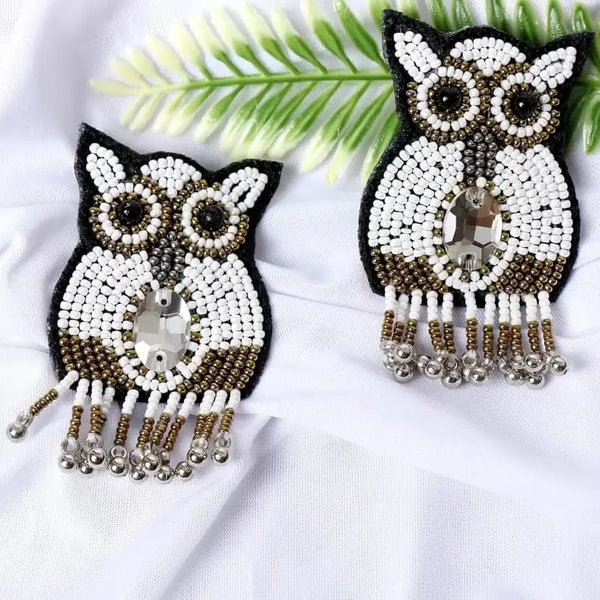 Owl Design Beads Earrings