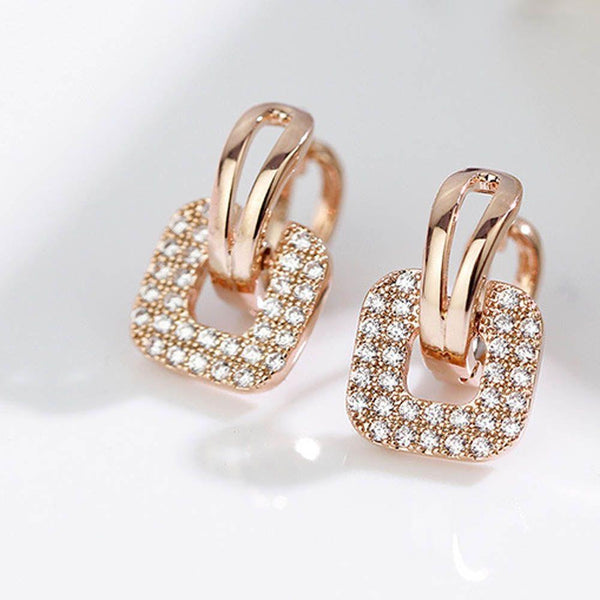 Rose Gold Hoop Earrings