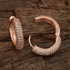 Meraki Rose gold Diamonds Hoops