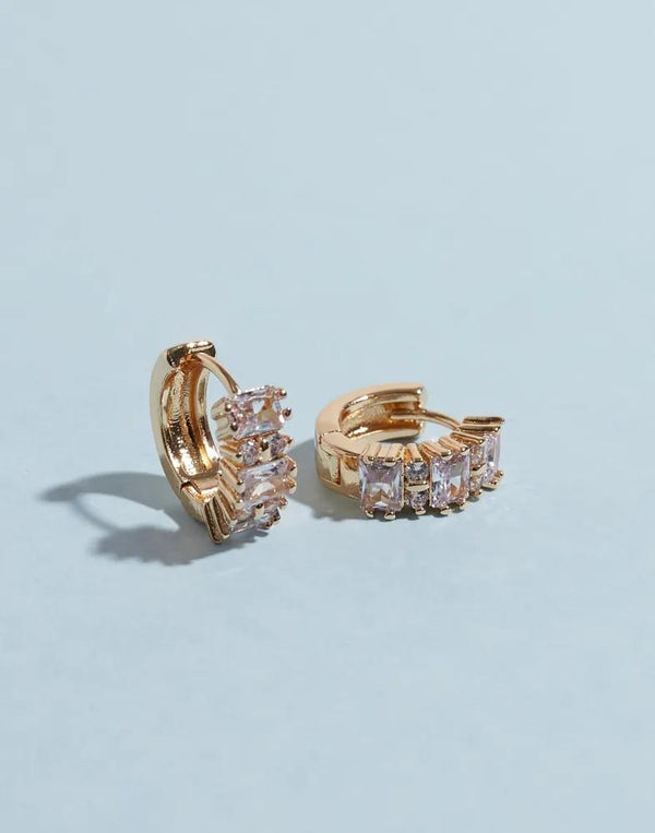 Meraki CZ Diamonds Hoops