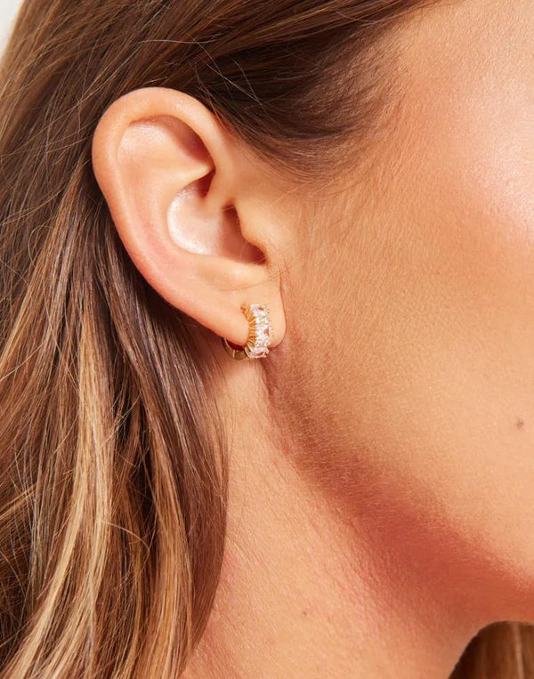 Meraki CZ Diamonds Hoops