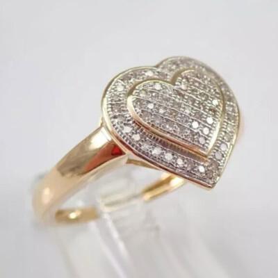 Little Finger Heart Diamond Ring