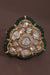 Green Diamonds Polki Embellished Ring