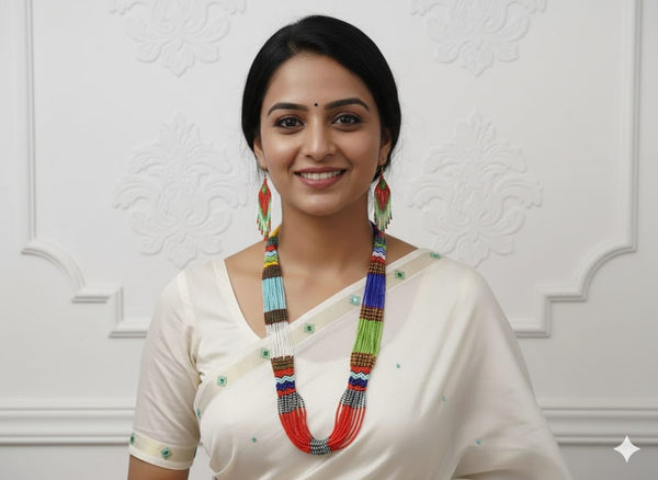 Multicolor Handmade Beaded Necklace