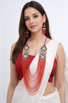 Moti Beads Work Jewlery Set