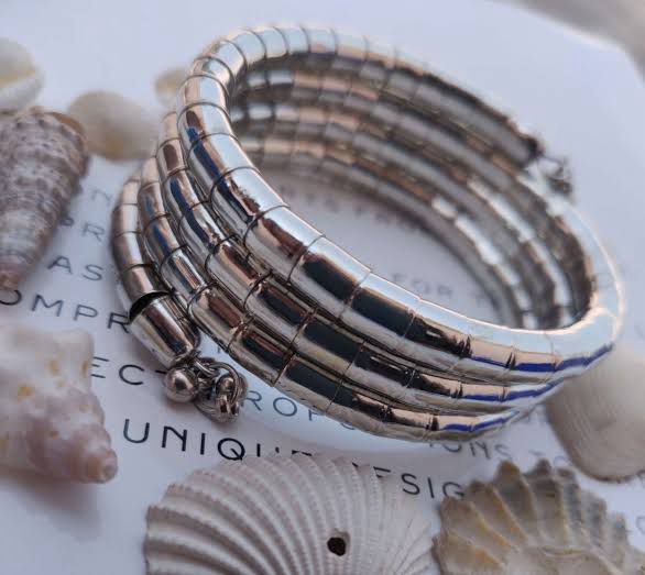 Brass Spiral Coil Choker Hasli