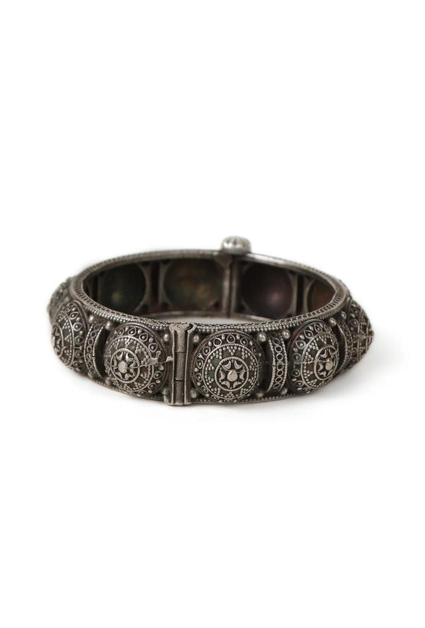 Oxidized Openable Bangle