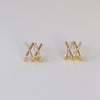 Criss Cross Statement Earrings