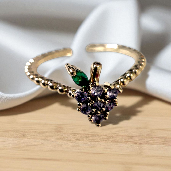 Grapes Design Beautiful Ring