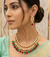 Meraki Gold Plated Kundan Necklace Set