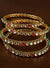 Multicolor Stones four Bangles For Women