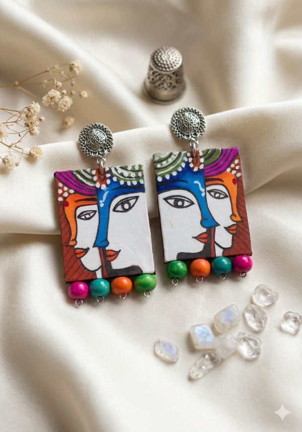 Hand-painted stunning Earrings