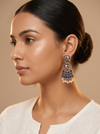 Elephant shape silver replica Earrings