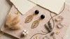 Leaf Style Brass Earrings