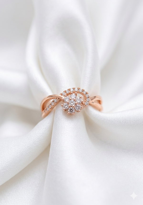 Soft Flower Designer AD Rings