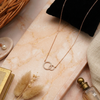 American Diamond Joined Ring Pendant