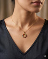 Multicolor Diamonds And Hearts Pendant Chain
