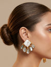 Blue Sara Pearl Earring