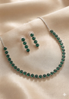 Silver Tone American Diamond Choker