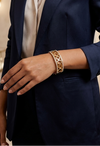 Elegant 18kt Gold Plated Cuff Bracelet