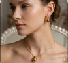Anti-Tarnish Tear Drop Pendant Set
