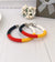 Multicolour Hoops Earrings