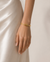 Ruby And CZ Studded Bracelet