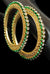Meenakari Gold Plated Kundan Stone Bangles Set