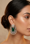 Elephant Design Replica Earring with Pearls