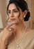 Traditional Pearl Pendant Set With Ring