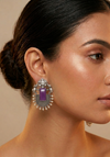 Elephant Design Replica Earring with Stone