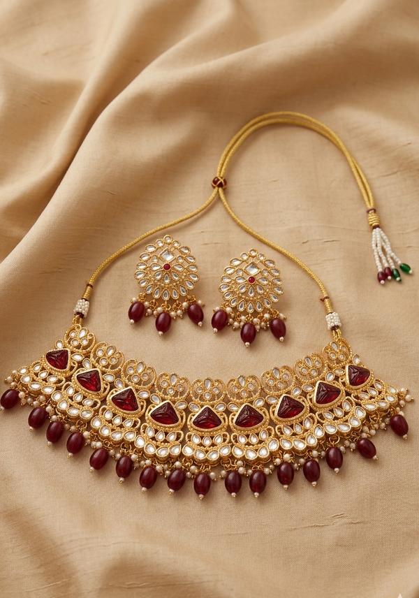 Gold Plated Choker Necklace