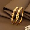 Gold Plated Bracelets Style Kada