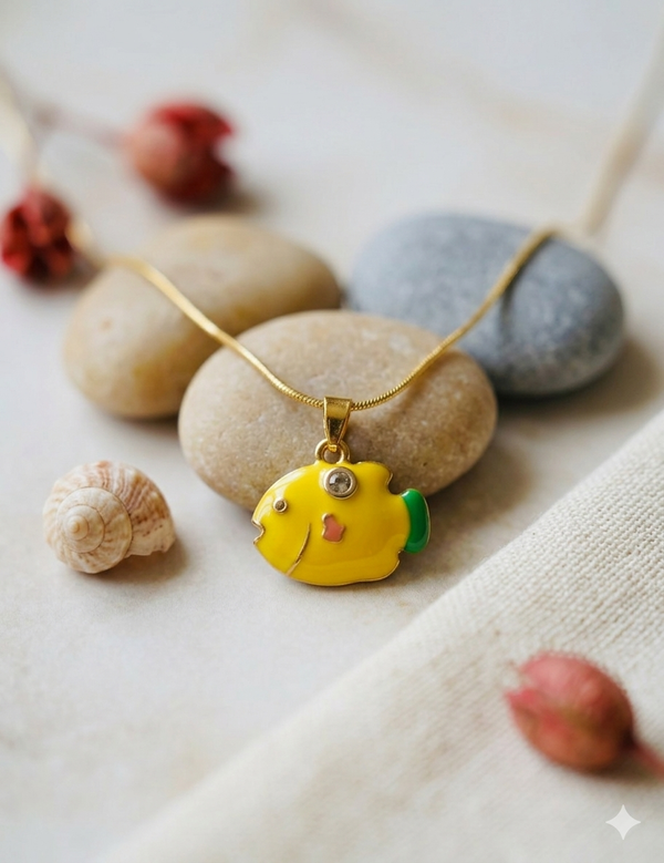 fish Design Pendant Chain