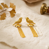 Bird Long Chain Earring
