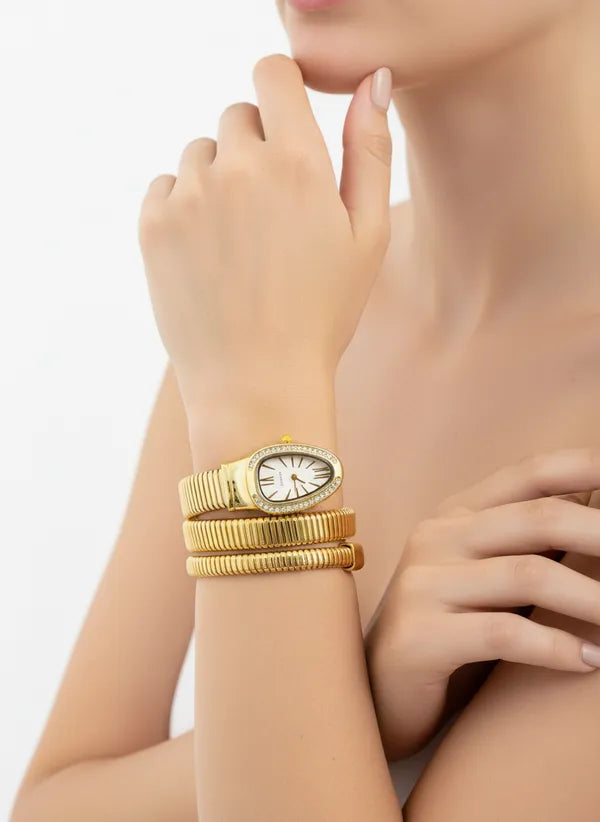 Trendy Snake Watch for Women