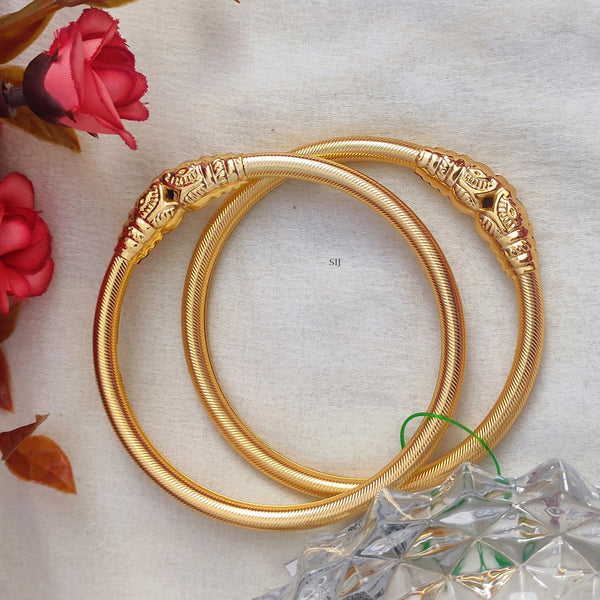 Pretty Elephant Face Kada Bangle for Daily wear